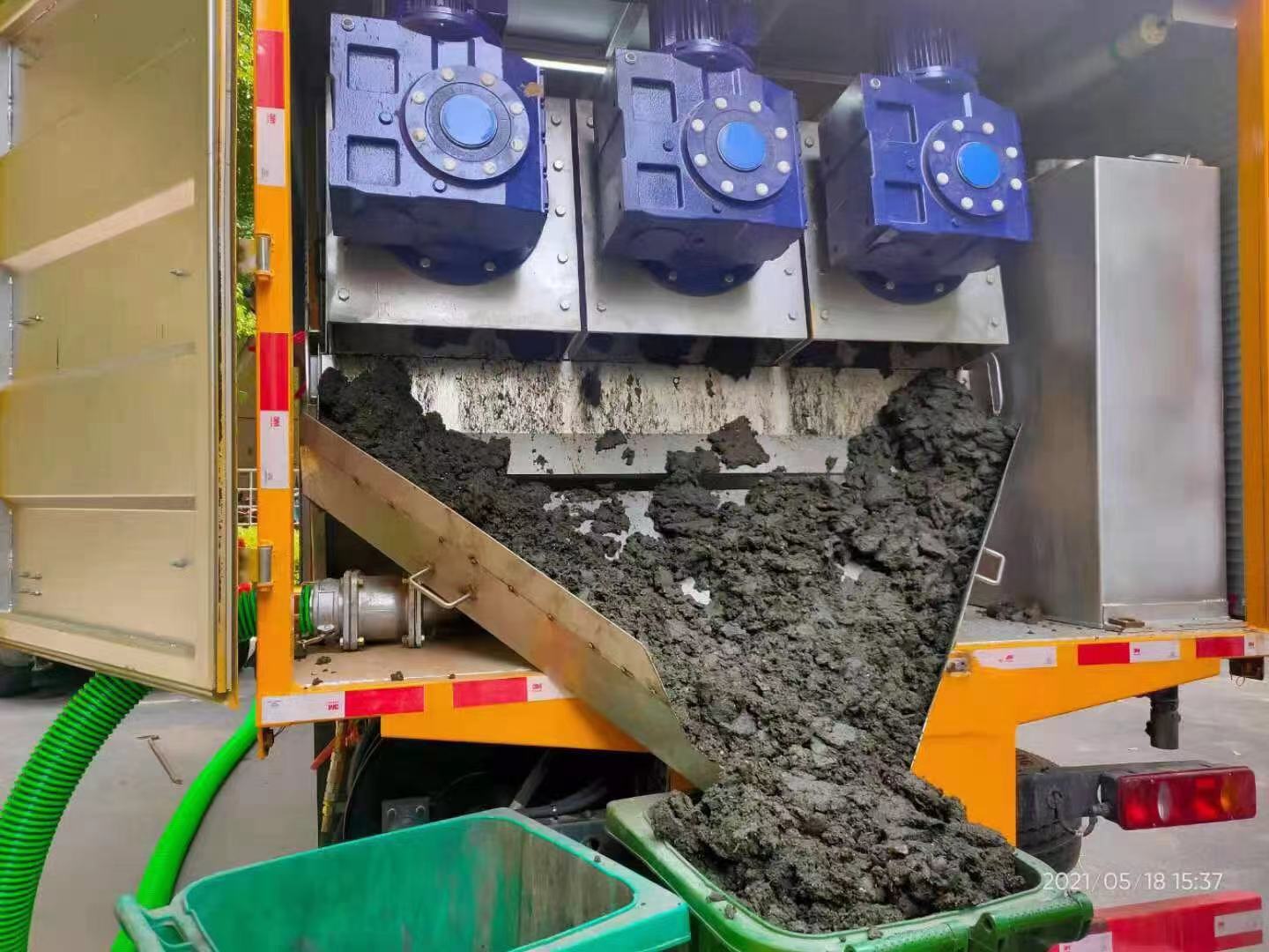 老新镇化粪池清掏城市维护站-泥浆净化干湿分离处理